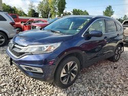 Honda CR-V Touring salvage cars for sale: 2016 Honda CR-V Touring