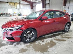 Nissan salvage cars for sale: 2021 Nissan Sentra SV