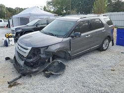 Salvage cars for sale at Fairburn, GA auction: 2013 Ford Explorer XLT