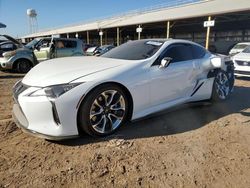 Salvage cars for sale at Phoenix, AZ auction: 2018 Lexus LC 500
