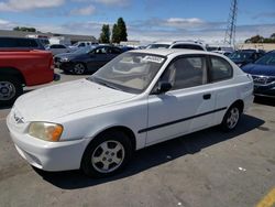 Salvage cars for sale from Copart Vallejo, CA: 2002 Hyundai Accent L