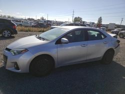 Salvage cars for sale from Copart Eugene, OR: 2015 Toyota Corolla L