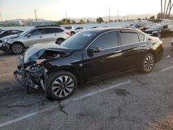 Salvage cars for sale at Van Nuys, CA auction: 2017 Honda Accord Hybrid EXL