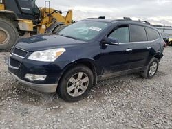 Chevrolet salvage cars for sale: 2012 Chevrolet Traverse LT