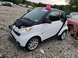 Smart salvage cars for sale: 2008 Smart Fortwo Pure