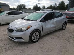 Salvage cars for sale at Midway, FL auction: 2015 KIA Forte LX