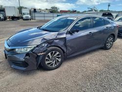 Honda salvage cars for sale: 2018 Honda Civic EX