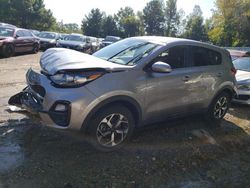 Salvage cars for sale at North Billerica, MA auction: 2022 KIA Sportage LX