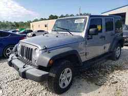 Salvage cars for sale at Ellenwood, GA auction: 2018 Jeep Wrangler Unlimited Sport