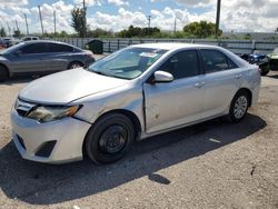 Salvage cars for sale at Miami, FL auction: 2012 Toyota Camry Base