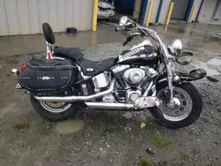 Salvage motorcycles for sale at Spartanburg, SC auction: 2003 Harley-Davidson Flstc