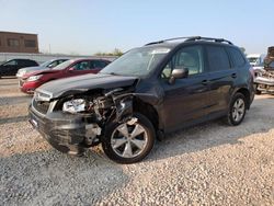 Salvage cars for sale at Kansas City, KS auction: 2015 Subaru Forester 2.5I Premium