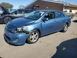 Salvage cars for sale at Hayward, CA auction: 2013 Toyota Corolla Base