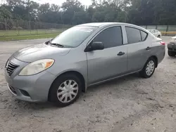 Salvage cars for sale from Copart Fort Pierce, FL: 2013 Nissan Versa S