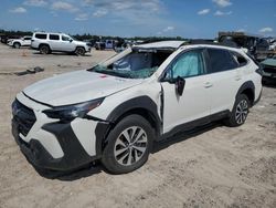 Salvage cars for sale at Houston, TX auction: 2024 Subaru Outback Premium