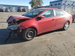 Salvage cars for sale at Albuquerque, NM auction: 2018 Toyota Corolla L