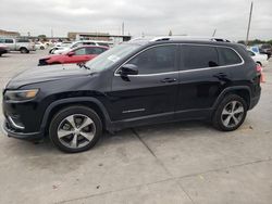 Salvage cars for sale at Grand Prairie, TX auction: 2020 Jeep Cherokee Limited