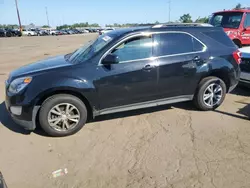 Salvage cars for sale at Woodhaven, MI auction: 2017 Chevrolet Equinox LT