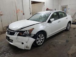 Salvage cars for sale at Madisonville, TN auction: 2008 Honda Accord EXL