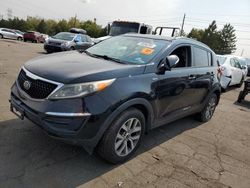 Salvage cars for sale at Denver, CO auction: 2015 KIA Sportage LX