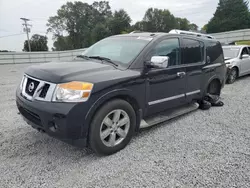 Salvage cars for sale at Gastonia, NC auction: 2011 Nissan Armada Platinum