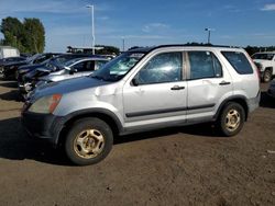 Salvage cars for sale at East Granby, CT auction: 2004 Honda CR-V LX