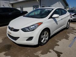 Salvage cars for sale at Pekin, IL auction: 2013 Hyundai Elantra GLS