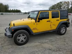 Salvage cars for sale at Arlington, WA auction: 2015 Jeep Wrangler Unlimited Sport