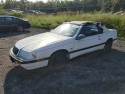 Salvage cars for sale from Copart Baltimore, MD: 1992 Chrysler Lebaron LX