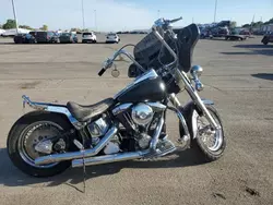 Salvage motorcycles for sale at Moraine, OH auction: 1999 Harley-Davidson Flstf