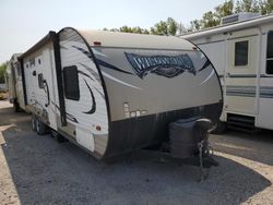 Salvage trucks for sale at Des Moines, IA auction: 2017 Wildcat Travel Trailer