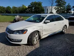 Vehiculos salvage en venta de Copart Central Square, NY: 2015 Volkswagen Passat SEL