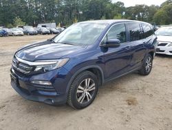 Salvage cars for sale at North Billerica, MA auction: 2017 Honda Pilot Exln