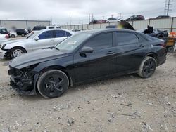 Salvage cars for sale at Haslet, TX auction: 2021 Hyundai Elantra SEL