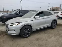 Salvage cars for sale at Los Angeles, CA auction: 2019 Infiniti QX50 Essential