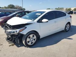 Salvage cars for sale at Orlando, FL auction: 2017 KIA Forte LX