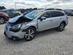 Subaru Vehiculos salvage en venta: 2018 Subaru Outback 2.5I Limited