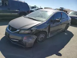 Salvage cars for sale at Martinez, CA auction: 2014 Honda Civic LX