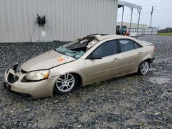 Salvage cars for sale at Tifton, GA auction: 2006 Pontiac G6 SE1