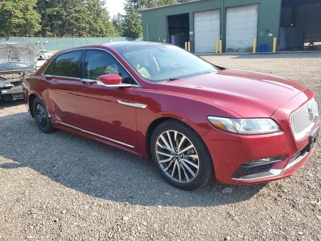 2017 Lincoln Continental Select