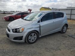 Chevrolet salvage cars for sale: 2012 Chevrolet Sonic LT