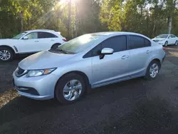 Salvage cars for sale at auction: 2014 Honda Civic LX