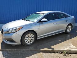 Salvage cars for sale at Houston, TX auction: 2017 Hyundai Sonata Hybrid