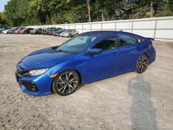 Salvage cars for sale at North Billerica, MA auction: 2018 Honda Civic SI