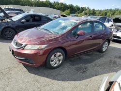 2013 Honda Civic LX en venta en Exeter, RI