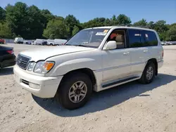 Salvage cars for sale at Mendon, MA auction: 1999 Lexus LX 470