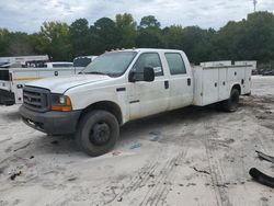 Salvage trucks for sale at Savannah, GA auction: 2001 Ford F550 Super Duty