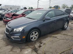 Chevrolet Cruze lt salvage cars for sale: 2015 Chevrolet Cruze LT