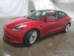 Salvage cars for sale at Walton, KY auction: 2022 Tesla Model 3