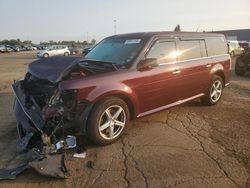 Salvage cars for sale at Woodhaven, MI auction: 2017 Ford Flex SEL